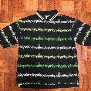 Pelle Pelle Shirts - Vintage Pelle Pelle polo Pelle Pelle Shirts - Vintage Pelle Pelle polo